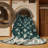Machine Washable Overdyed Blue Area Rug-407581211