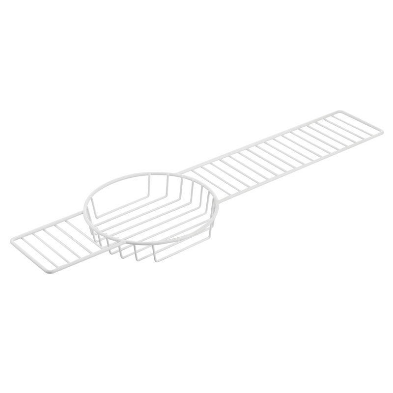 Freestanding Bath Rack, White
