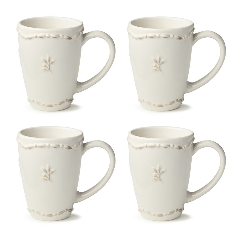 Ensemble de 4 tasses en grès Heritage de 12 oz Heritage
