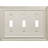 Classic Architecture 3-Gang Toggle Light Switch Wall Plate