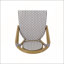 Ensemble de 2 chaises bistro French avec cadre en aluminium résistant à la rouille pour une détente et une élégance extérieures
