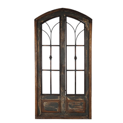 Handmade Traditional Buildings & Architecture Solid Wood Wall Decor