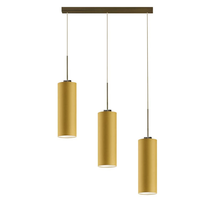 Borneo 3 - Light Kitchen Island Pendant, Antique Gold, Mustard