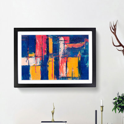Abstract Art Painting Vol.366 by S.Johnson - Framed Print