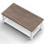 Table basse 48 po Hampton, aucun assemblage requis, finition jasmin blanchi et bois de grange-19719209