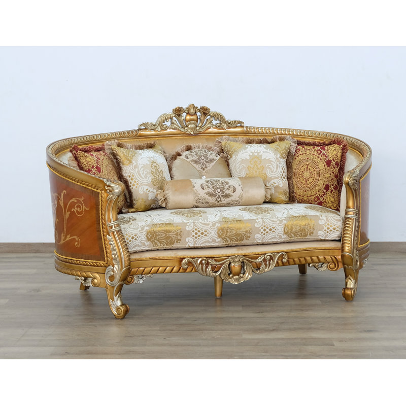 Sofa, 44.5" H x 79" W x 37.5" D, Brown