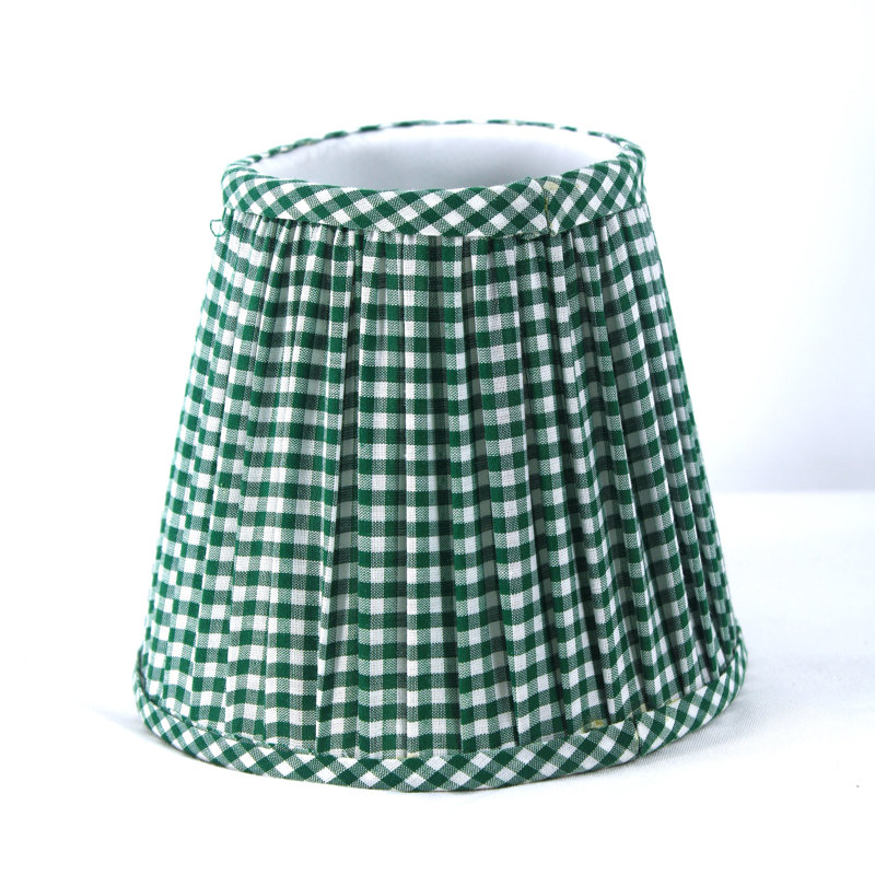 Housse de rideau à carreaux SM, Vert