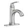 Moen Wellton Single Hole Bathroom Faucet with Drain Assembly, Optional Deckplate Included