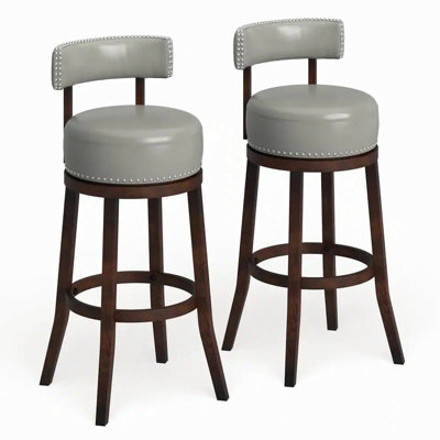 Tabouret de bar pivotant court de 30 po Bartul