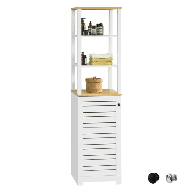 Gustina Freestanding Linen Cabinet