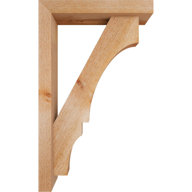 Support de bloc Balboa avec entretoise décalée, 30 po x 18 po, Cèdre rouge occidental de l 4 po (scié brut)