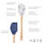 Spatulart Baking Conversions Wood Handled Spatula