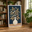 Vase of Symmetry Botanical 1 Piece Wrapped Canvas Wall Art-699823444-699823447