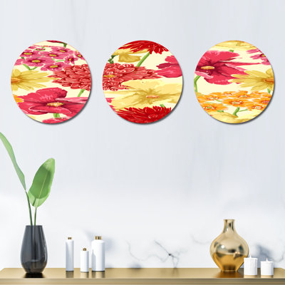 Plants & Flowers Wall Decor on Metal