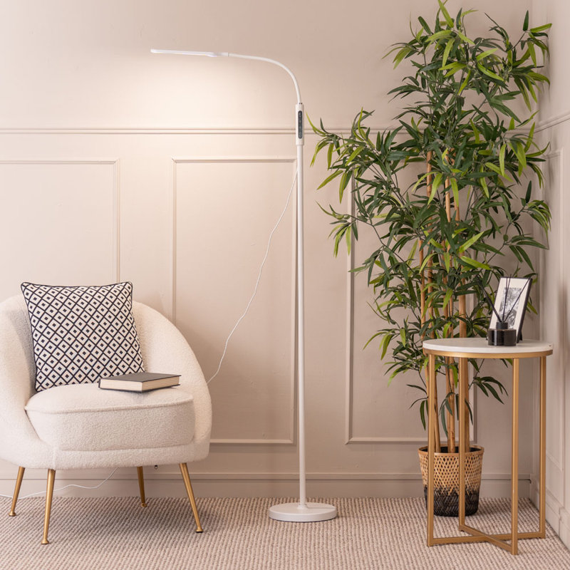 Chaze 19.35cm Powder Coated LED Arched Floor Lamp