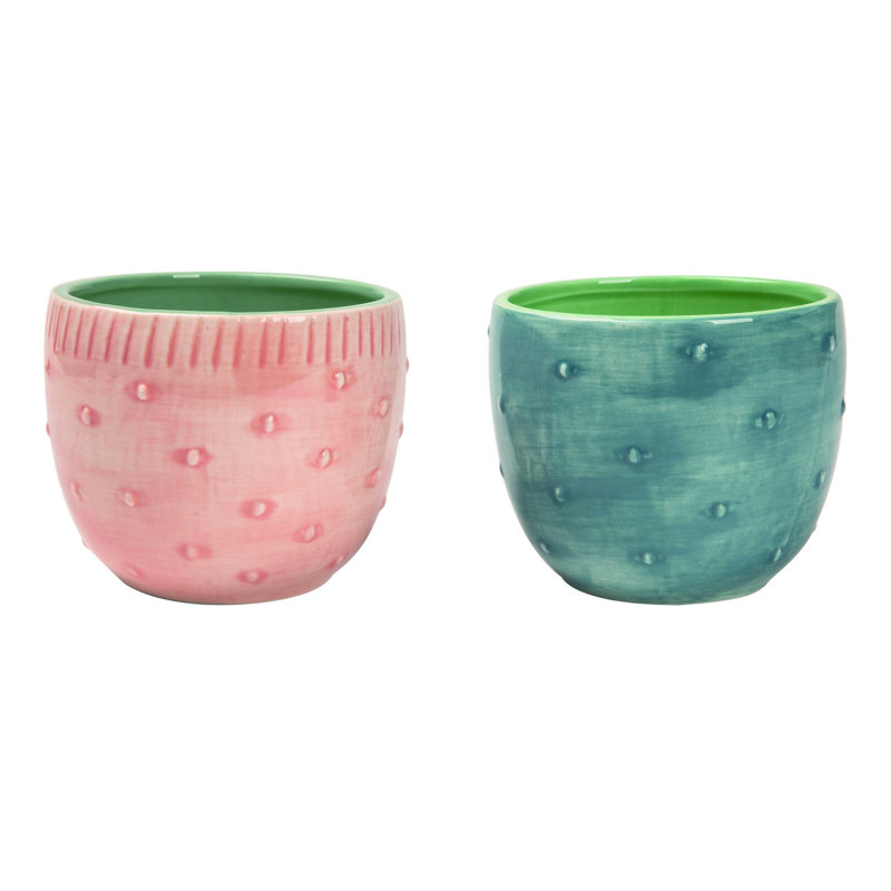  Ensemble de 2 pots de fleurs de taille moyenne