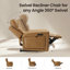 Fauteuil inclinable électrique en cuir avec triple réglage du moteur, charge USB / Type-C et éclairage à DEL 7 couleurs - Siège de cinéma maison-806714355