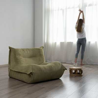 Vintage Corduroy Bean Bag Sofa