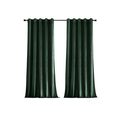 Velvet Room Darkening Curtain Panel Pair