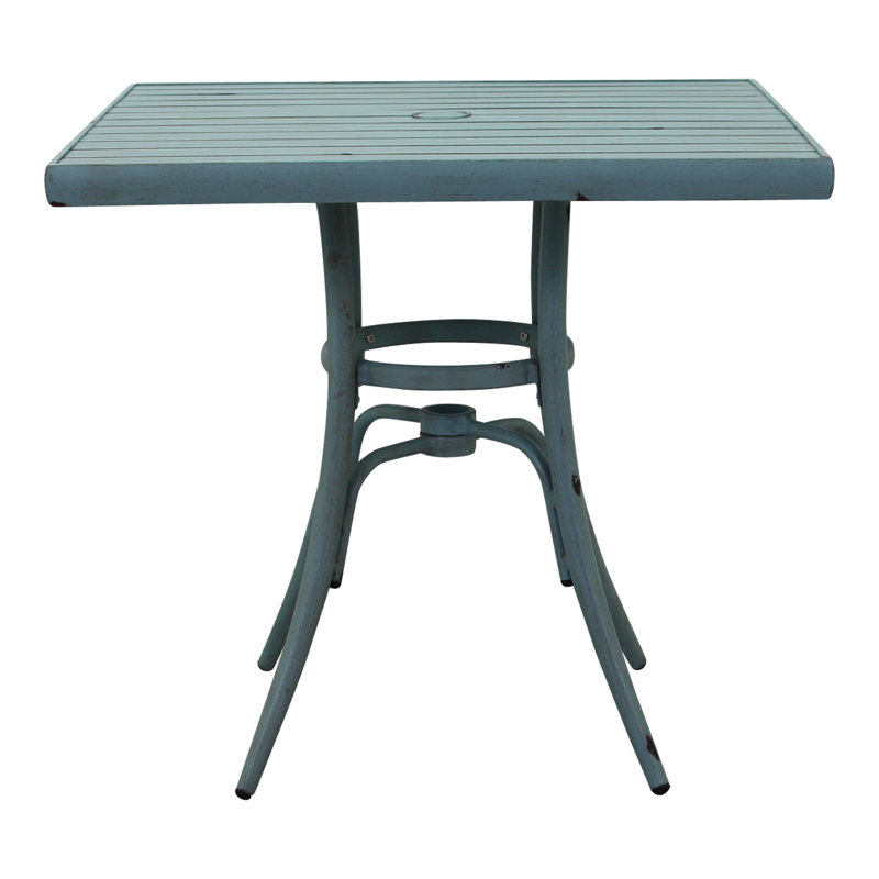 Table bistro en aluminium