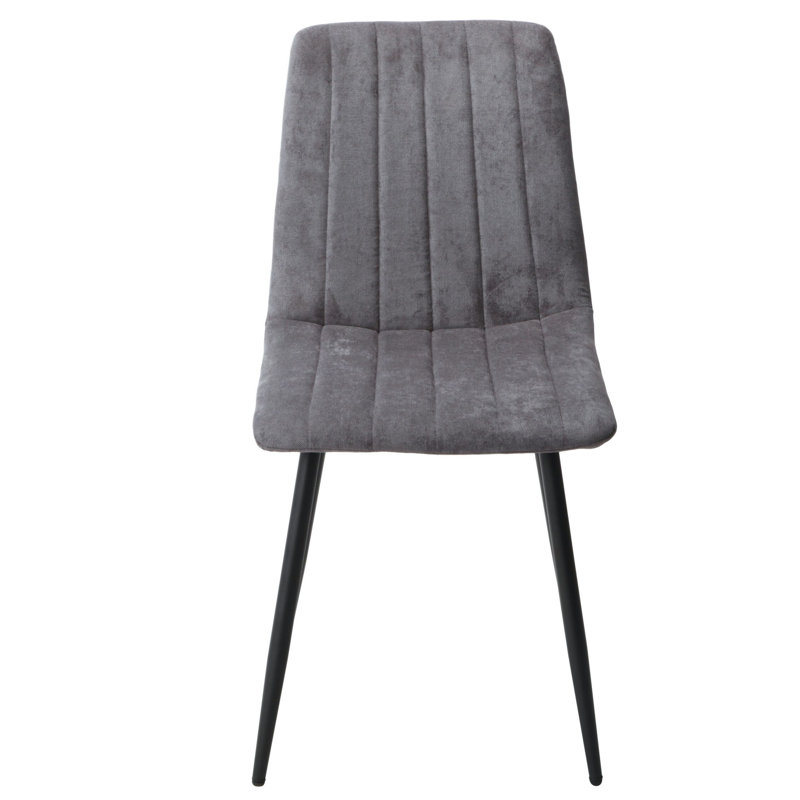 Kalie PAIR of Upholstered Dining Chairs, Grey