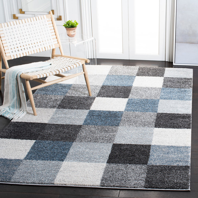 Estreya 500 Performance Geometric Rug, Rectangle 8' x 10'