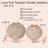 2 Size Orb Shaped Polyresin Tea Light Candle Holders Non-Slip Base Farmhouse Modern Home Table Decor