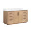 Meuble-lavabo simple 60 po avec plateau en pierre composite Cloverfield-93496117-93496118