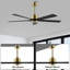 Ventilateur de plafond à DEL 5 pales Bascio-379444572-379444573-383305362
