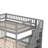 Gurchetan Twin Over Twin Bunk Bed with Built-In Stairs , Trundle Bed Included-1779106400-1779106403