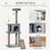 Jabari 360.68cm H Cat Tree