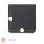 Argon Tableware - Square Slate Coasters - 10cm
