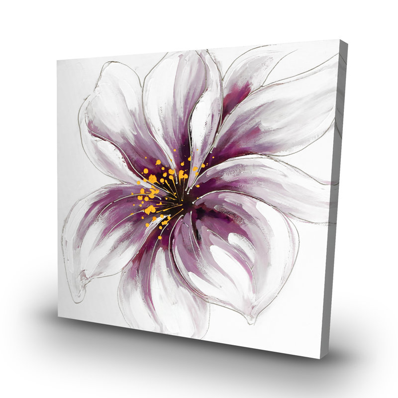 orchid - 32"x32" art on canvas