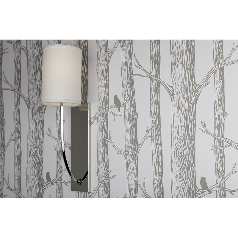 Colton 1 - Light Armed Sconce, Polished Nickel