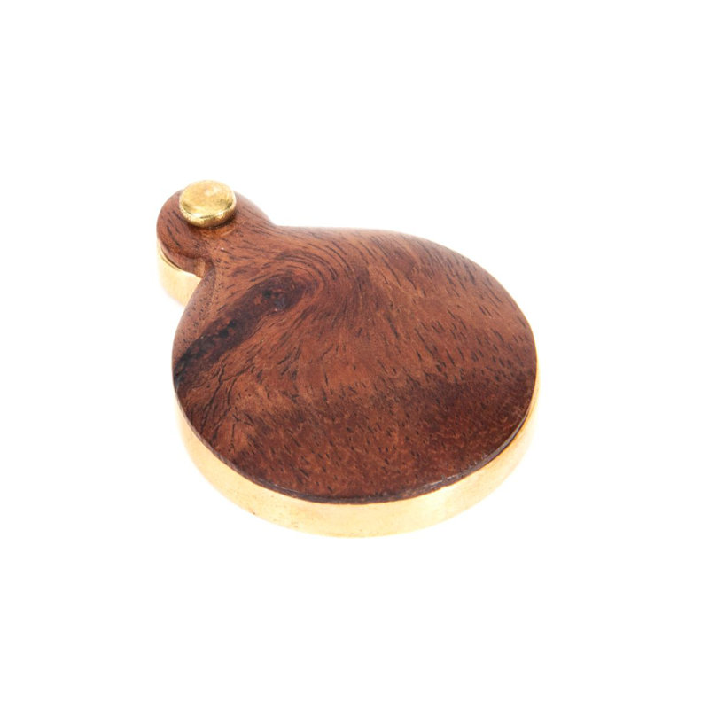 Escutcheon Satin Chrome, Rosewood Timber