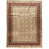 Hand Knotted Silk Oriental Area Rug
