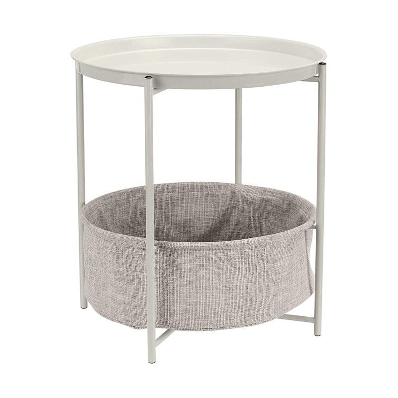 Avionna End Table, White