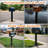 51 Inch Outdoor Mailbox Post for Curbside Residential, Heavy Duty Galvanized Steel 4x4 In-Ground Mount, Rustproof for Standard Mailboxes