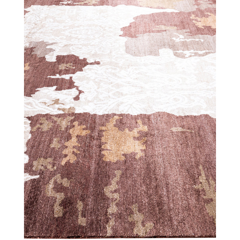 Overdyed One-of-a-Kind 8' 1" X 9' 10" Hand Knotted Area Rug