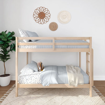 Cole Bunk Bed with Ladder on End by Harriet Bee