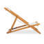 Ensemble de 2 chaises longues pliantes en bois d'eucalyptus massif