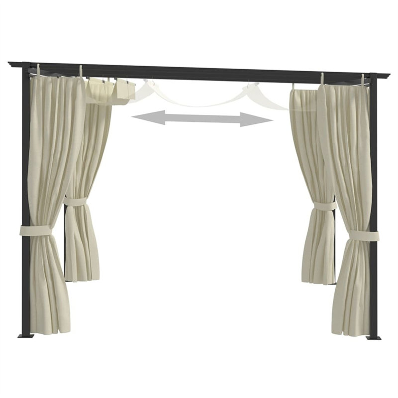 Steel Pergola, 9.8 ft. W x 9.8 ft. D