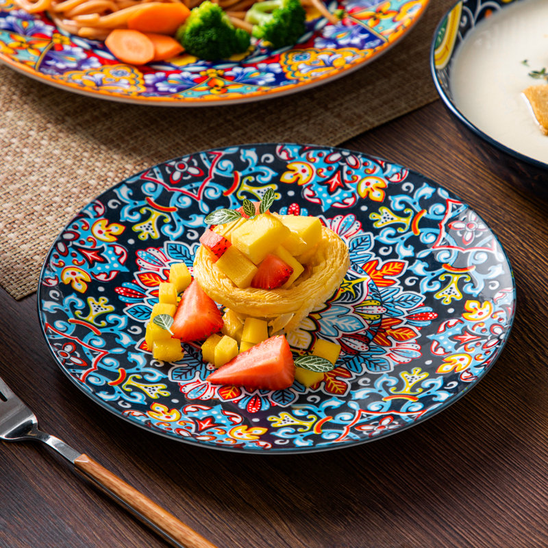 16 Pieces Stoneware Dishes Set for 4