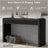 Rustic Console Table With 3 Fluted Drawers - Solid Wood Veneer Entryway Table Featuring Natural Wood Grain For Living Room, Hallway-986705045