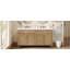 Meuble-lavabo de 60 po avec lavabo double (lavabo SMC), grand espace de rangement avec 2 plateaux basculants / tiroirs rabattables et 4 portes à fermeture douce, pieds en bois massif et poignées en métal argenté-1831229086