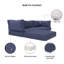 Indoor/Outdoor Sectional Sofa Replacement Cushions Set, 5 Inch-1965075088