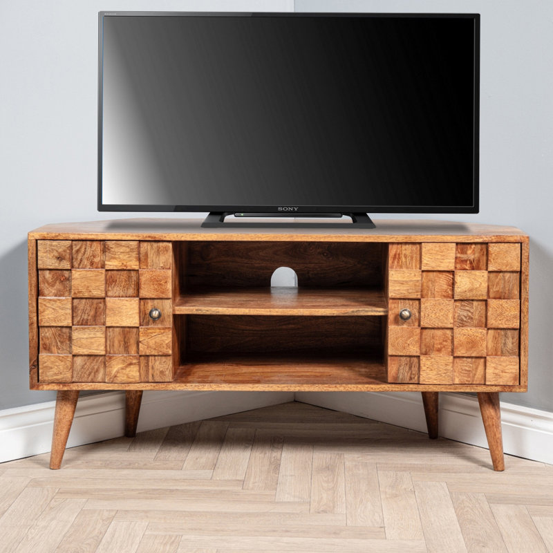 Lympsham TV Stand with Fireplace Included