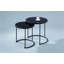 Middlewich Glass Top Frame Nesting Tables-21808571-21808572