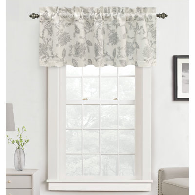 Jasinski Linen Blend Blackout Thermal Insulated Energy Saving Privacy Window Linen Curtain Valance Rod Pocket 2 Layers Single