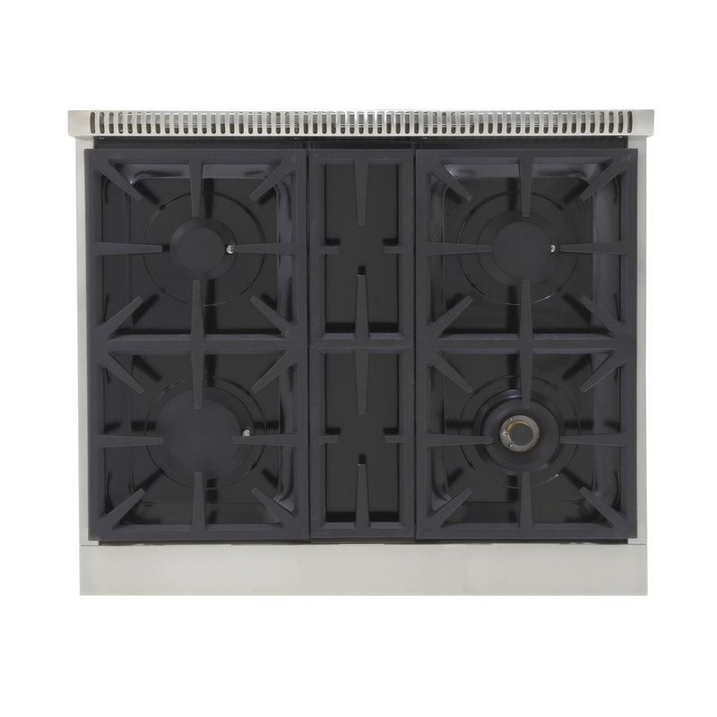 30" 4 Burner Cooktop, Liquid Propane, Classic Silver